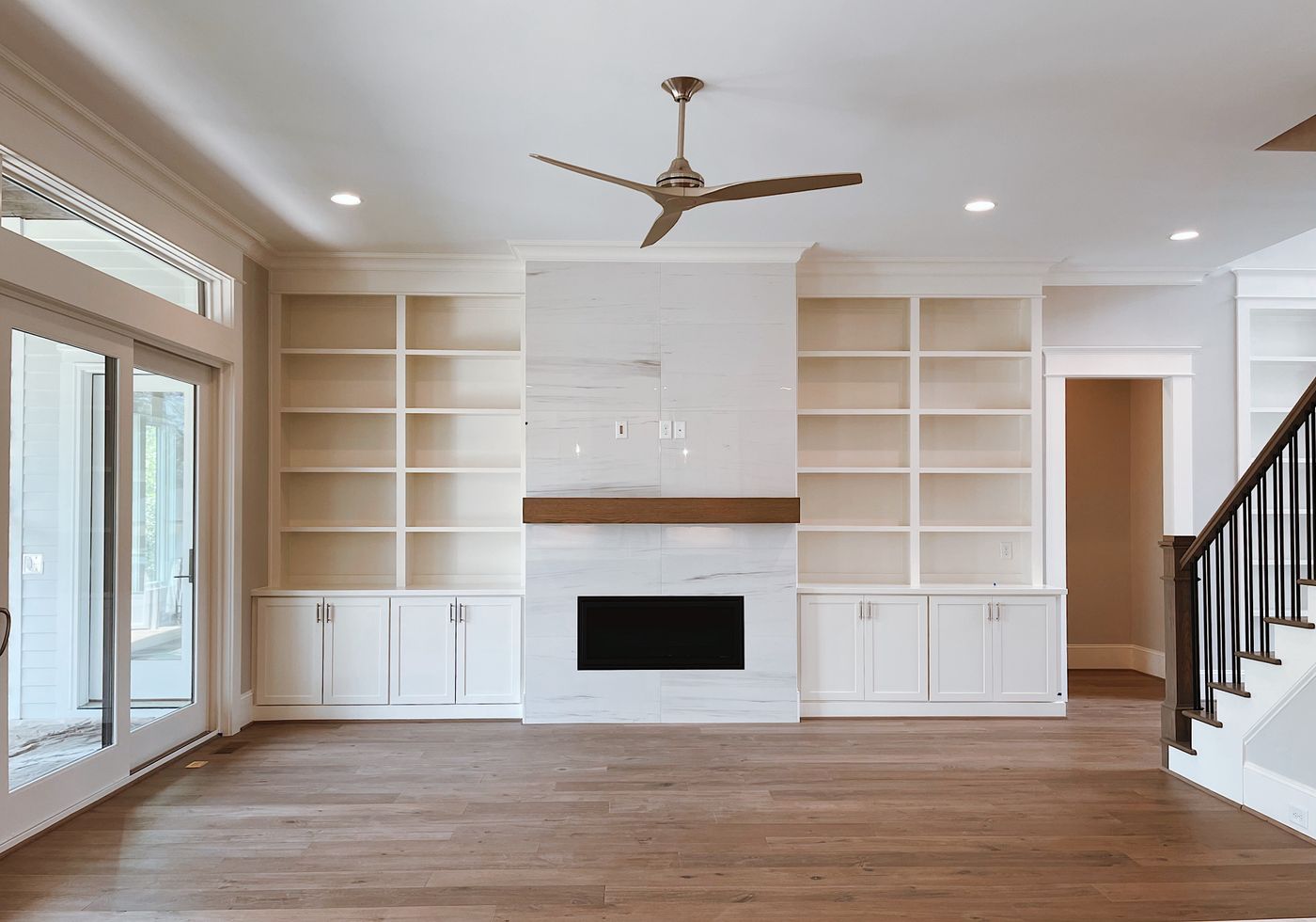 Living room built-ins